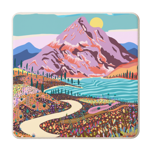 Highland Meadows - personalised beer coaster by Uma Prabhakar Gokhale