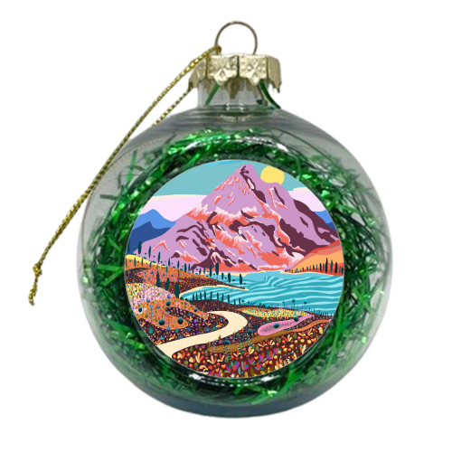 Highland Meadows - xmas bauble by Uma Prabhakar Gokhale