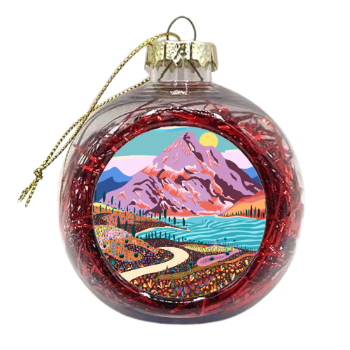 Highland Meadows - xmas bauble by Uma Prabhakar Gokhale