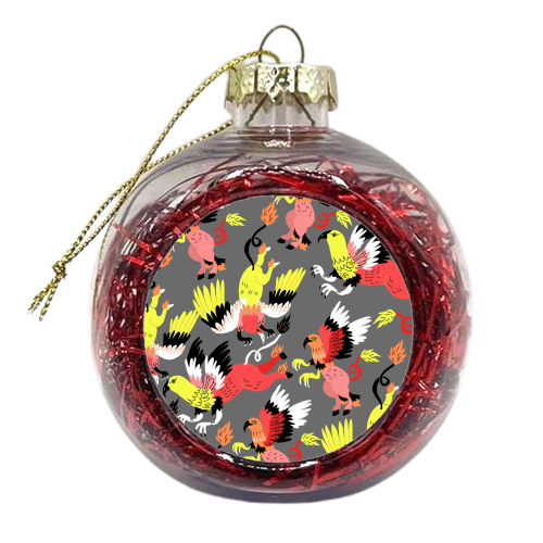 Hippogriffs (pattern) - xmas bauble by Ezra W. Smith