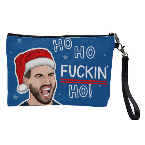 Ho Ho F*cking Ho - pretty makeup bag by Loren Grosvenor