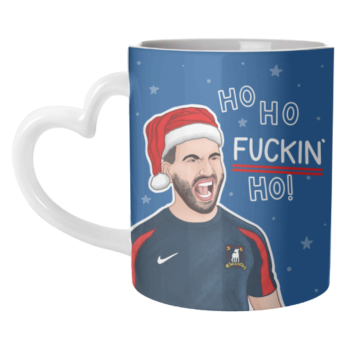 Ho Ho F*cking Ho - unique mug by Loren Grosvenor