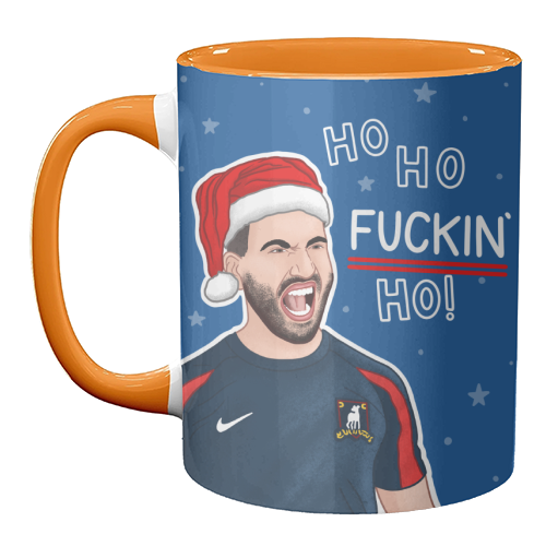 Ho Ho F*cking Ho - unique mug by Loren Grosvenor