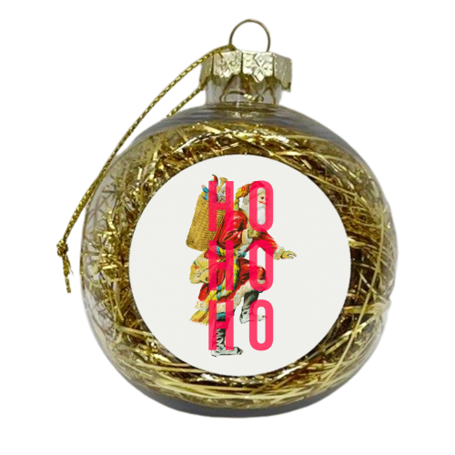 Ho Ho Ho - xmas bauble by The 13 Prints