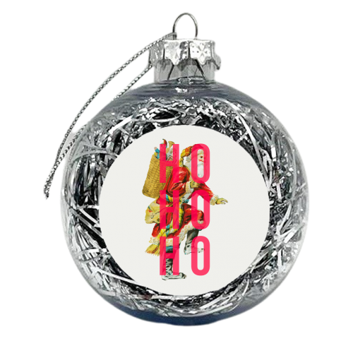 Ho Ho Ho - xmas bauble by The 13 Prints