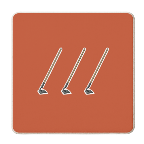 Ho Ho Ho - personalised beer coaster by Carl Batterbee