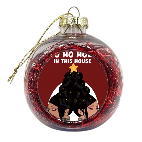 Ho Ho Hoes - xmas bauble by Pink and Pip