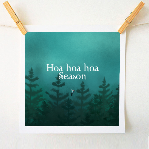 Hoa hoa hoa Season - A1 - A4 art print by The Queer Store