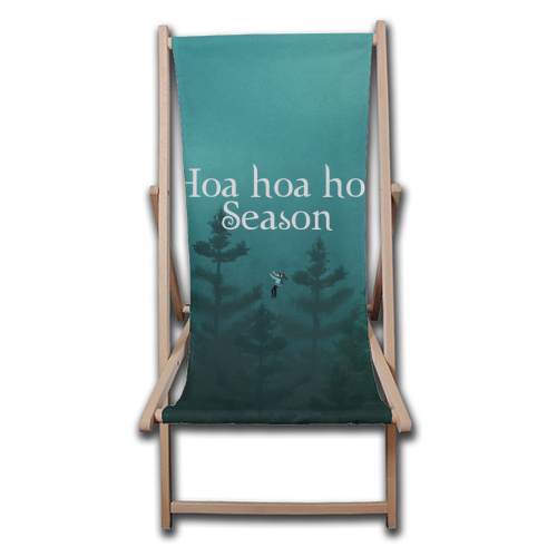 Hoa hoa hoa Season - canvas deck chair by The Queer Store