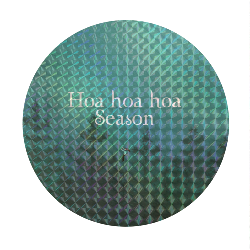Hoa hoa hoa Season - Circle Sticker by The Queer Store