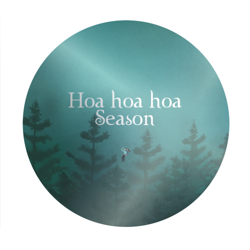 Hoa hoa hoa Season - Circle Sticker by The Queer Store