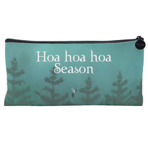 Hoa hoa hoa Season - flat pencil case by The Queer Store