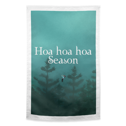Hoa hoa hoa Season - funny tea towel by The Queer Store