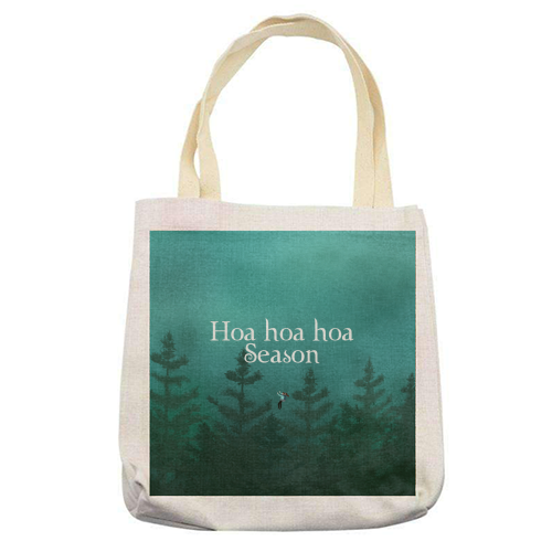Hoa hoa hoa Season - printed canvas tote bag by The Queer Store