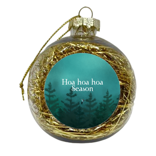 Hoa hoa hoa Season - xmas bauble by The Queer Store