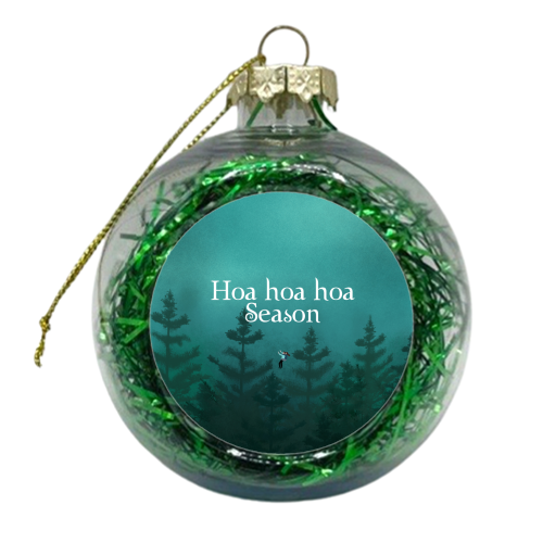 Hoa hoa hoa Season - xmas bauble by The Queer Store