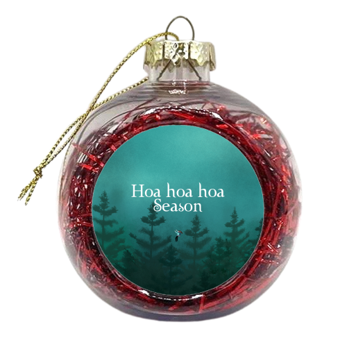 Hoa hoa hoa Season - xmas bauble by The Queer Store