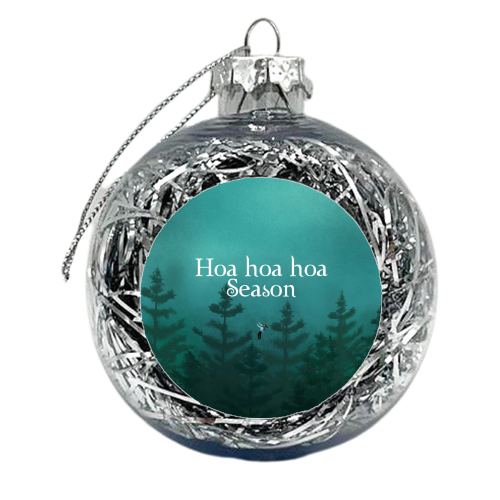 Hoa hoa hoa Season - xmas bauble by The Queer Store