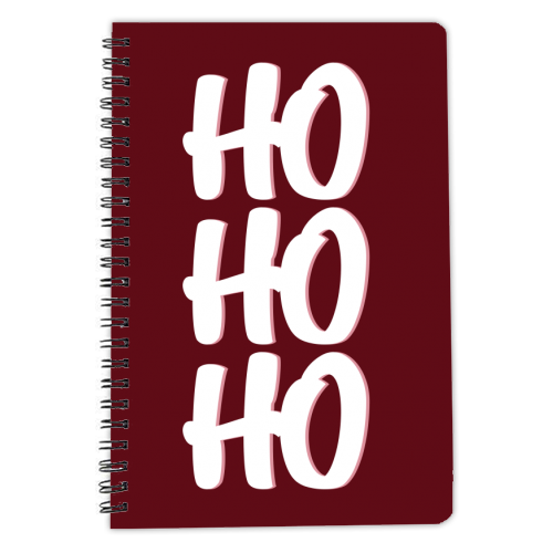 HoHoHo - personalised A4, A5, A6 notebook by Pink and Pip