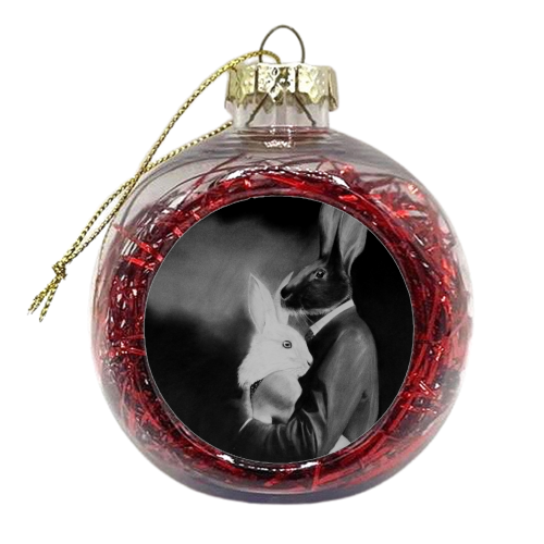 Hold - xmas bauble by Lee Boyd