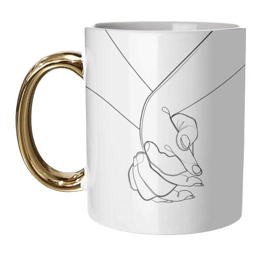 Holding on to you - unique mug by Adam Regester