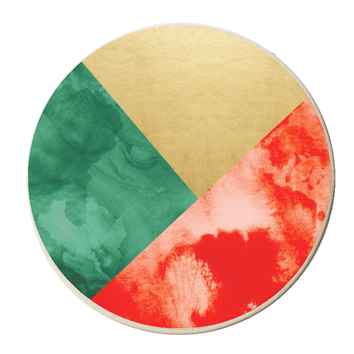 Holiday Spirit - personalised beer coaster by Uma Prabhakar Gokhale