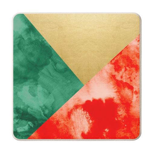 Holiday Spirit - personalised beer coaster by Uma Prabhakar Gokhale