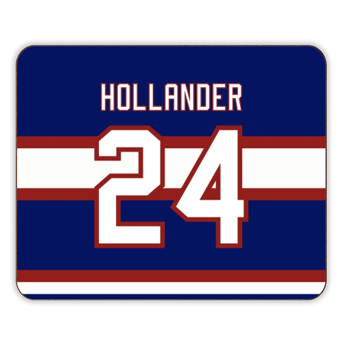 Hollander - Montreal Jersey Blue - designer placemat by The Girl Next Draw