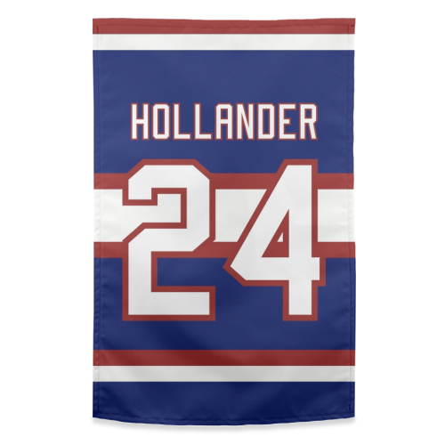 Hollander - Montreal Jersey Blue - funny tea towel by The Girl Next Draw