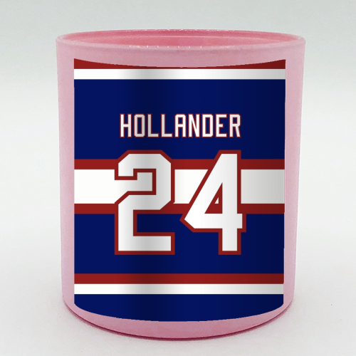 Hollander - Montreal Jersey Blue - scented candle by The Girl Next Draw