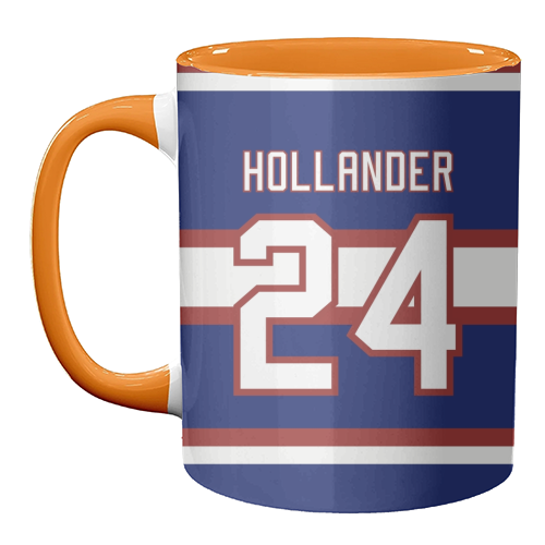 Hollander - Montreal Jersey Blue - unique mug by The Girl Next Draw