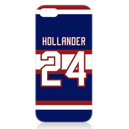 Hollander - Montreal Jersey Blue - unique phone case by The Girl Next Draw