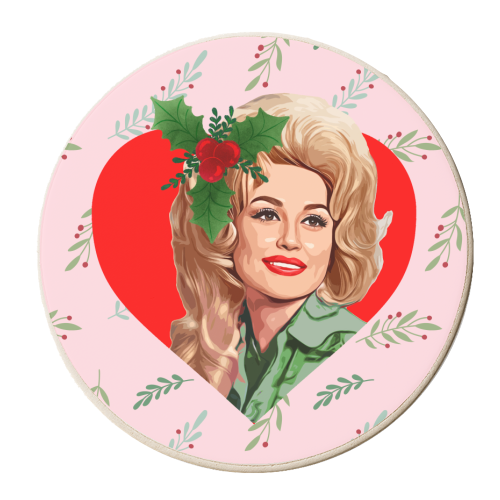Holly Dolly - personalised beer coaster by DOLLY WOLFE