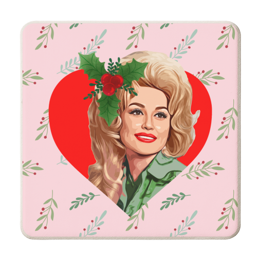 Holly Dolly - personalised beer coaster by DOLLY WOLFE