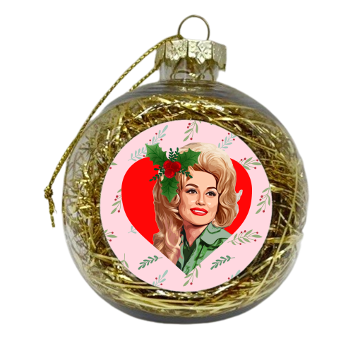 Holly Dolly - xmas bauble by DOLLY WOLFE