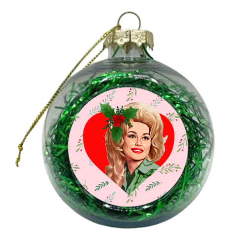 Holly Dolly - xmas bauble by DOLLY WOLFE
