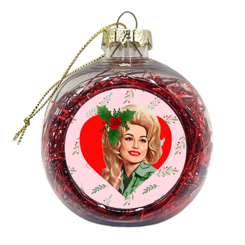 Holly Dolly - xmas bauble by DOLLY WOLFE