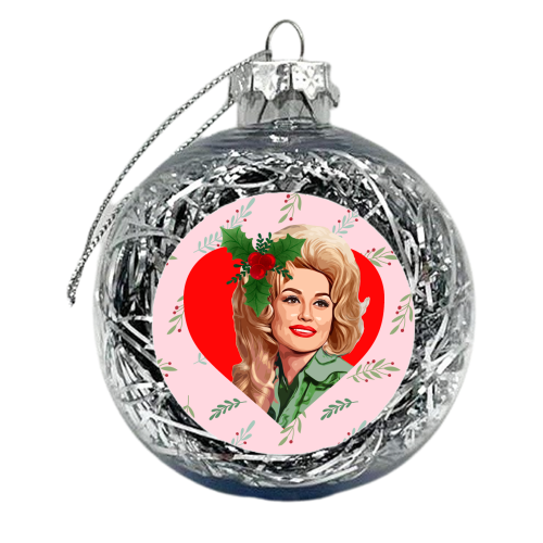 Holly Dolly - xmas bauble by DOLLY WOLFE