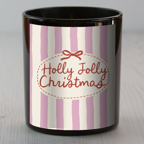 Holly Jolly Christmas - scented candle by Giddy Kipper