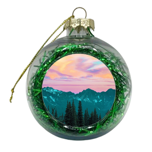 Holographic Sky - xmas bauble by Uma Prabhakar Gokhale