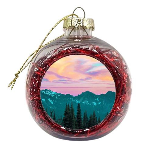 Holographic Sky - xmas bauble by Uma Prabhakar Gokhale