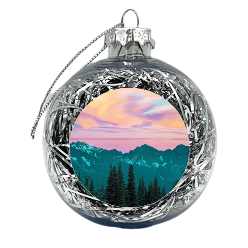 Holographic Sky - xmas bauble by Uma Prabhakar Gokhale