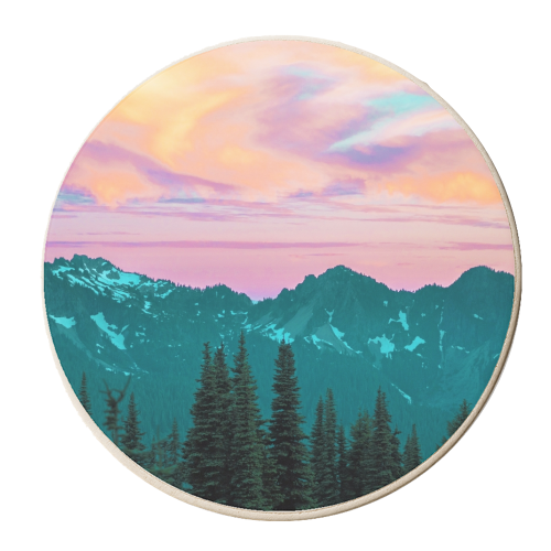 Holographic Sky - personalised beer coaster by Uma Prabhakar Gokhale