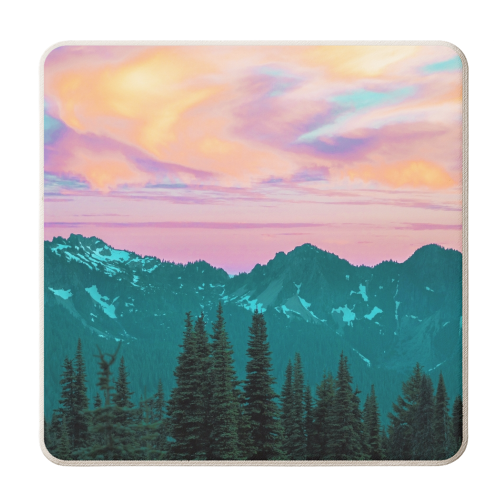 Holographic Sky - personalised beer coaster by Uma Prabhakar Gokhale