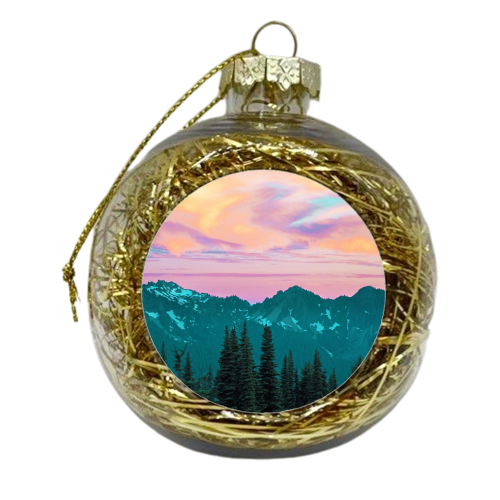 Holographic Sky - xmas bauble by Uma Prabhakar Gokhale