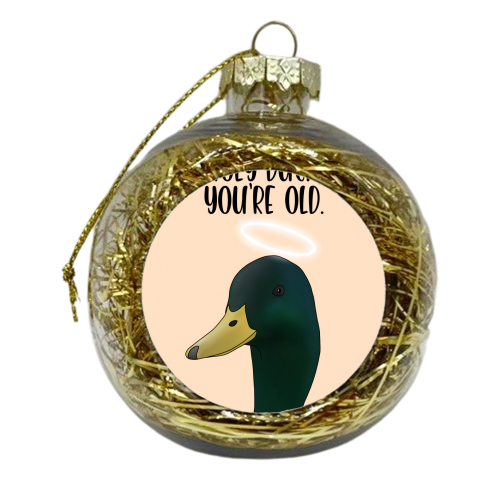 Holy Duck - xmas bauble by Pink and Pip