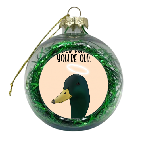 Holy Duck - xmas bauble by Pink and Pip