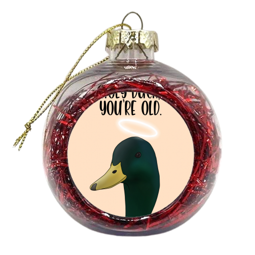 Holy Duck - xmas bauble by Pink and Pip