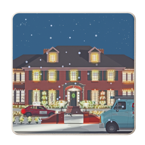 Home Alone - personalised beer coaster by Richard O'Neill