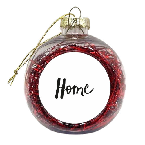 Home - xmas bauble by Jessie Moane